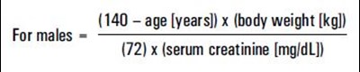 Creatinine Clearance In Adults (Creatinine Clearance In Adults)